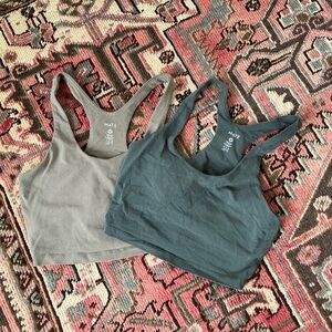 Two Mate The Label Organic Stretch Racer Tanks